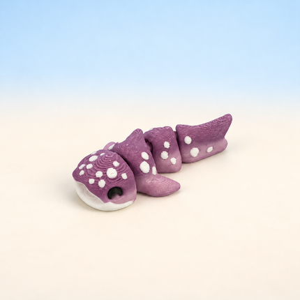 Micro Whale Sharks miniature in Purple, individual variant photo.