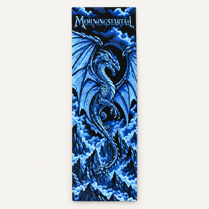 morningstartail blue bookmark