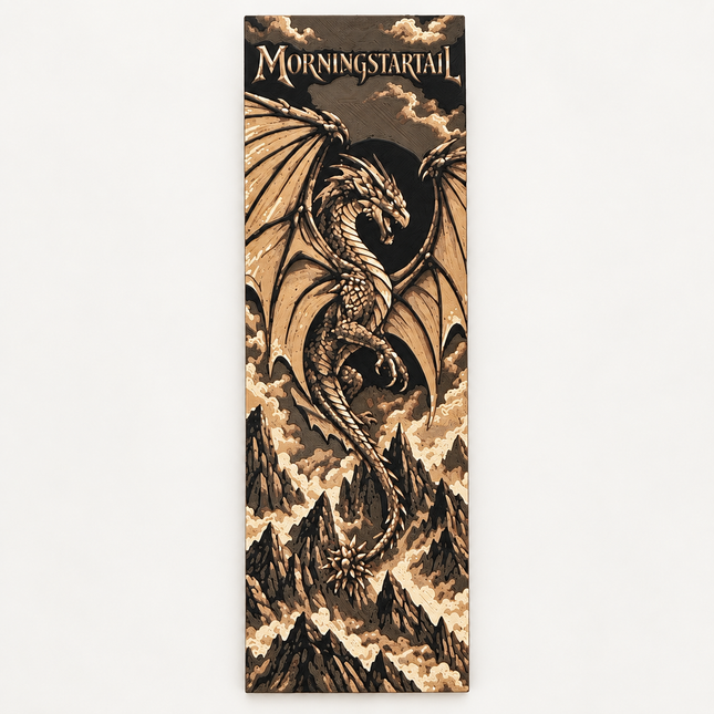 morningstartail brown bookmark