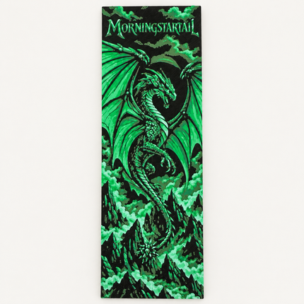 morningstartail green bookmark