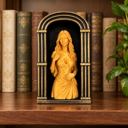 Plated Prisoner Book Nook — Oleon3D bookish shelf decor