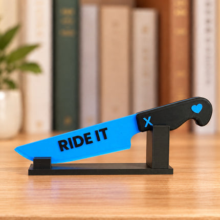 Ride It Knife bookish decor figurine