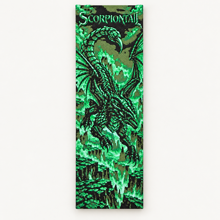 scorpiontail green bookmark