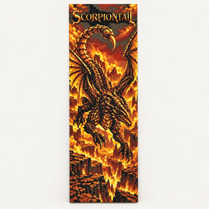 scorpiontail orange bookmark