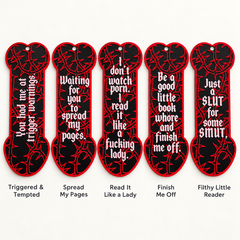 Smut Paddle Bookmarks — five quote options, sold individually
