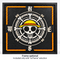 Straw Hat Pirate Compass 3D printed art in a black frame, front view. Frame optional; included only with w/Frame selection.